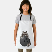 Raccoon bij Bowling met Bowling ball Schort (Insitu)