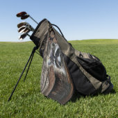 Raccoon bij de oude schuur golfhanddoek (Groen)