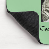 Raccoon bij Home Mousepad Muismat (Hoek)