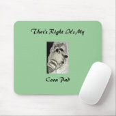 Raccoon bij Home Mousepad Muismat (Met muis)