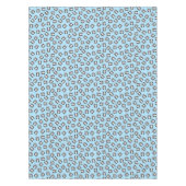 Raccoon Birthday Party Blue Tafelkleed (Voorkant)