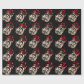 Raccoon-bladerend Waterverf-pakpapier Cadeaupapier (Vlak)