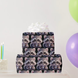 Raccoon bosdieren bos vrienden cadeaupapier