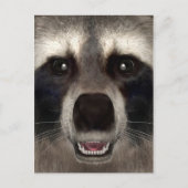 Raccoon Briefkaart (Voorkant)