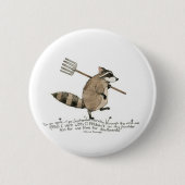 Raccoon Button (Voorkant)