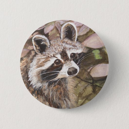 Raccoon Button (Voorkant)