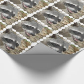 Raccoon Cadeaupapier (Hoek)