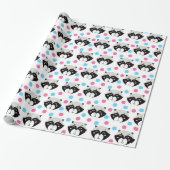 Raccoon Cadeaupapier (Uitgerold)
