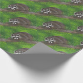 Raccoon Cadeaupapier (Hoek)