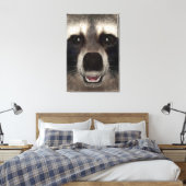 Raccoon Canvas Afdruk (Insitu (Slaapkamer))
