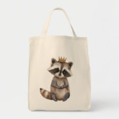 Raccoon Canvas tassen (Voorkant)
