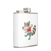 Raccoon cartoon heupfles (Rechts)