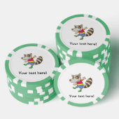 Raccoon cartoon pokerchips (Opstapeling)