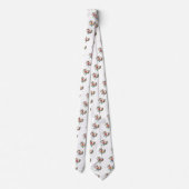 Raccoon cartoon stropdas (Achterkant)