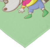Raccoon cartoon tafelkleed (Gekanteld)