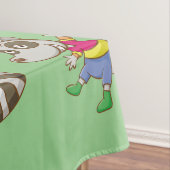 Raccoon cartoon tafelkleed (Voorbeeld)