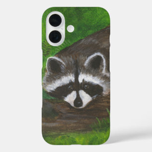 Raccoon iPhone 16 Hoesje