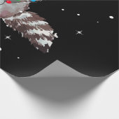 Raccoon Christmas Tree Lights Pajama Racoon Lover Cadeaupapier (Hoek)