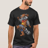 Raccoon Cowboy T-shirt (Voorkant)