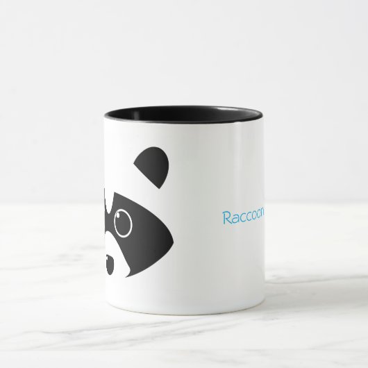 Raccoon cup mok (Midden)