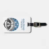 Raccoon Dareduivel | Jouw namen toevoegen Bagagelabel (Voorkant horizontaal)