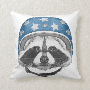 Raccoon Dareduivel Kussen