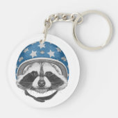 Raccoon Dareduivel Sleutelhanger (Achterkant)