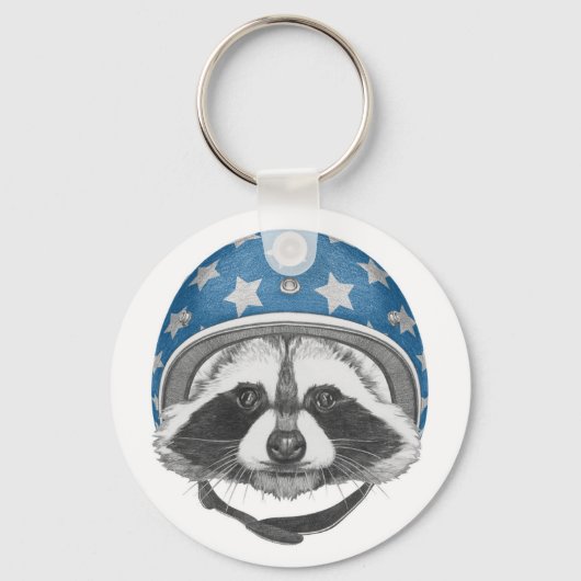 Raccoon Dareduivel Sleutelhanger (Voorkant)