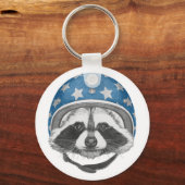Raccoon Dareduivel Sleutelhanger (Voorkant)