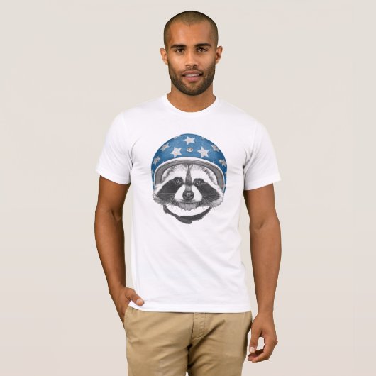 Raccoon Dareduivel T-shirt (Voorkant volledig)
