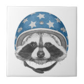Raccoon Dareduivel Tegeltje (Voorkant)