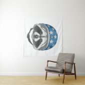 Raccoon Dareduivel Wandkleed (In Situ (horizontaal))