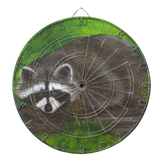 Raccoon Dartbord (Voorkant)