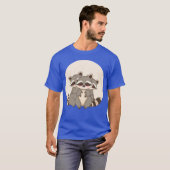 Raccoon design T-shirt 9 (Voorkant volledig)