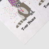 Raccoon - Dieren met een partijgenaam jongens meis Tissuepapier (Detail)