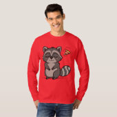 Raccoon Dream - Pizza! T-shirt (Voorkant volledig)