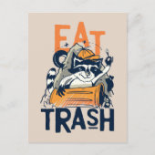 Raccoon Eat Trash Briefkaart (Voorkant)