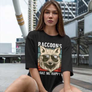 Raccoon Eating Ramen T-shirt
