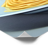 Raccoon Eating Spaghetti Poster (Hoek)