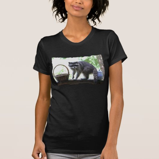 Raccoon en Cookie Jar T-shirt (Voorkant)