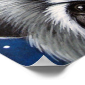 RACCOON EN OWL BIJ Poster NACHT (Hoek)