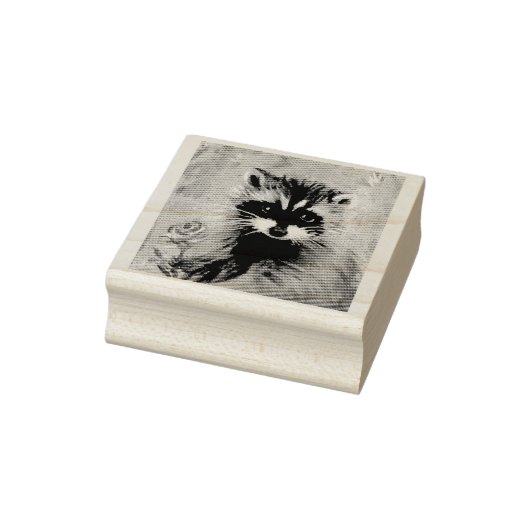 RACCOON- EN STROOMSTAMP RUBBERSTEMPEL (Stempel)