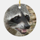Raccoon Face Ornament (Achterkant)