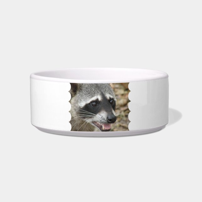 Raccoon Face Pet Bowl Voerbakje (Voorkant)