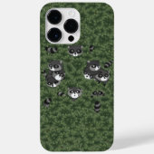 Raccoon Familie in een Struik Case-Mate iPhone Case (Achterkant)