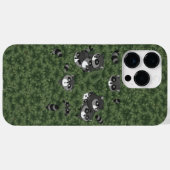 Raccoon Familie in een Struik Case-Mate iPhone Case (Achterkant (horizontaal))
