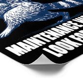 Raccoon Farted At Work Today Maintenance Was Calle Poster (Hoek)