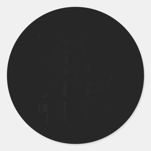 Raccoon Farted At Work Today Maintenance Was Calle Ronde Sticker (Voorkant)