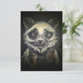 Raccoon Flat Dank u kaart (Staand voorkant)