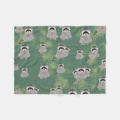 Raccoon Fleece Blanket (Voorkant (Horizontaal))